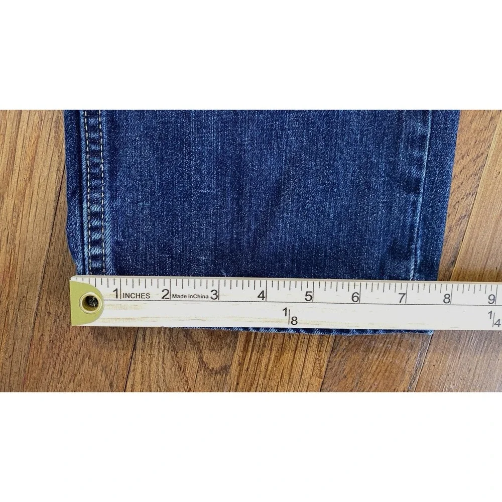 Levi's 505 Men's Regular Fit Denim Jeans 34x32‎ (Fits 34x30) Blue Dark Wash